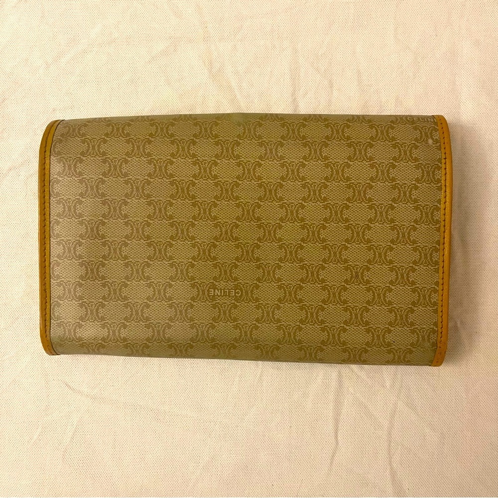 Celine Macadam Trifold Kiss Long Wallet ❤️ - Picture 2 of 12